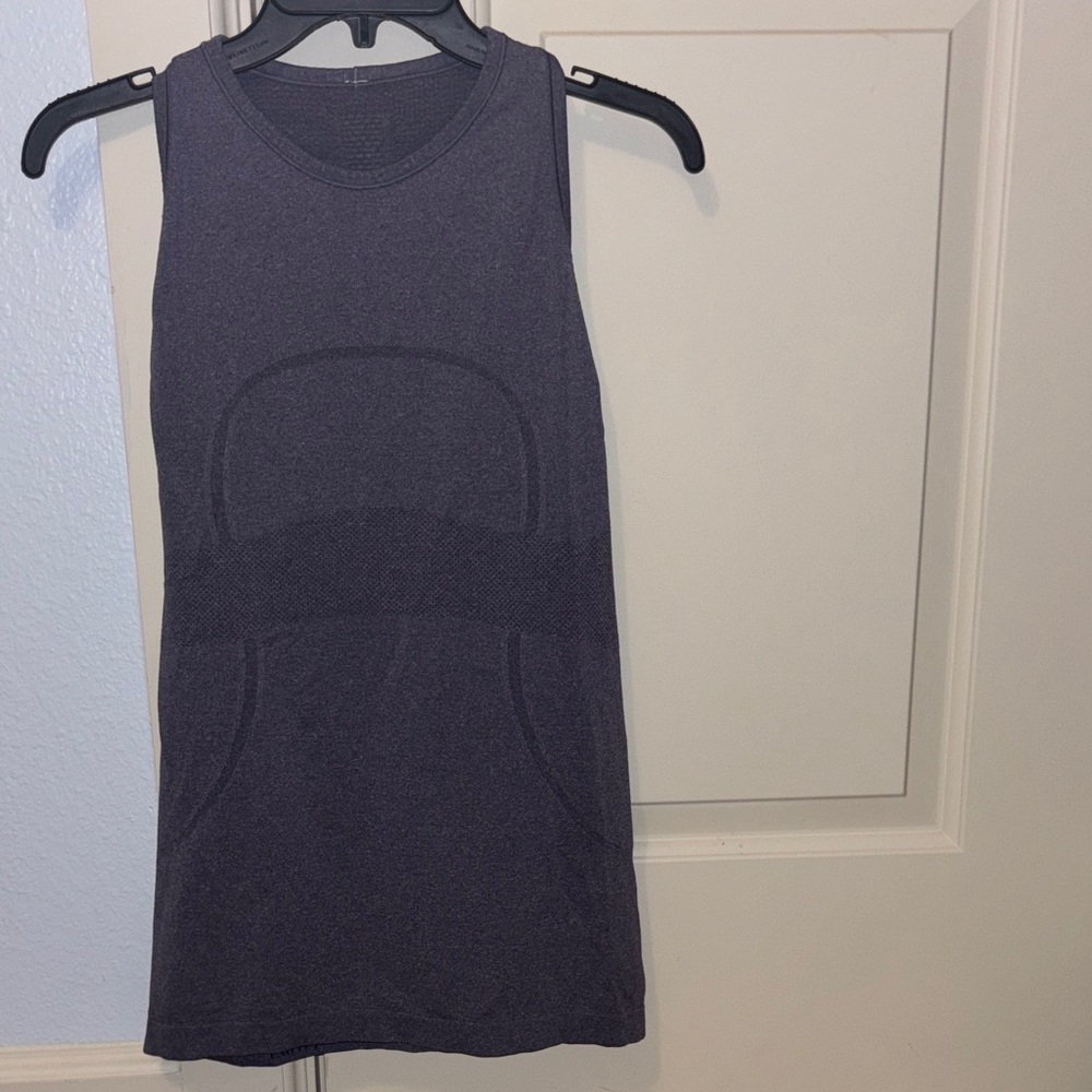 lululemon Swiftly Purple Heather Tank Top 12 - Picture 3 of 5